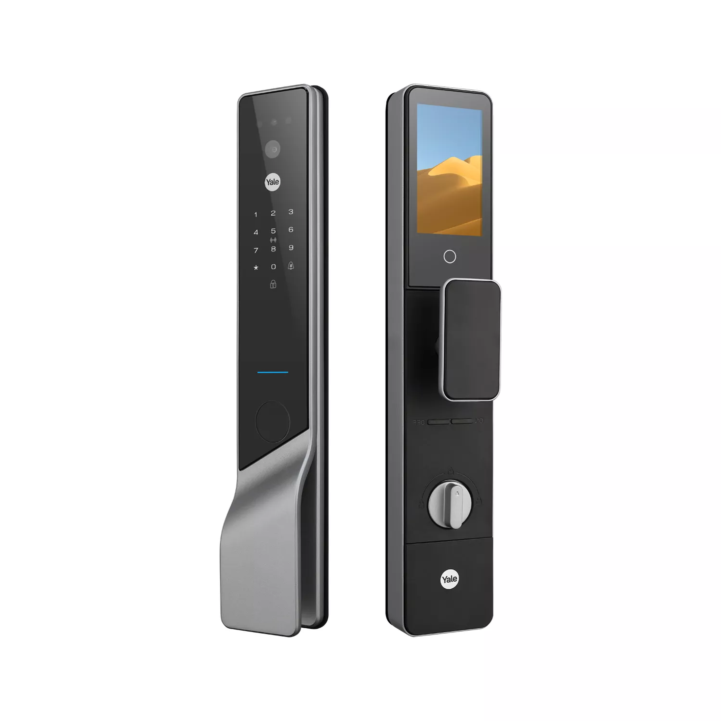 YALE YF1153MHK 掌靜脈 3D人臉 指紋 匙卡 密碼 電子鎖